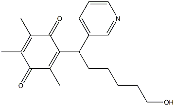 2-[1-(3-Pyridinyl)-6-hydroxyhexyl]-3,5,6-trimethyl-p-benzoquinone|