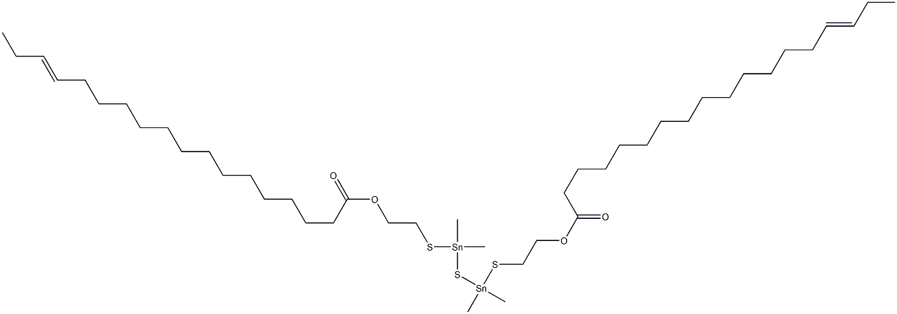 Bis[dimethyl[[2-(14-heptadecenylcarbonyloxy)ethyl]thio]stannyl] sulfide