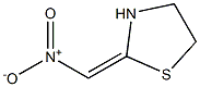 2-[(E)-Nitromethylene]thiazolidine Structure