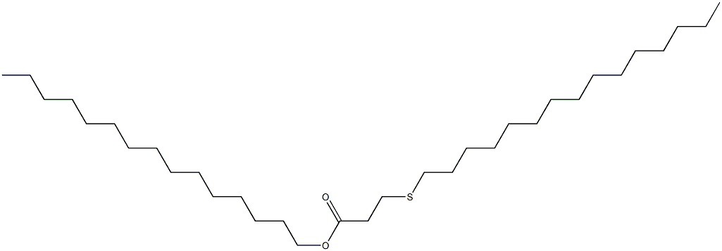 3-(Pentadecylthio)propionic acid pentadecyl ester Structure