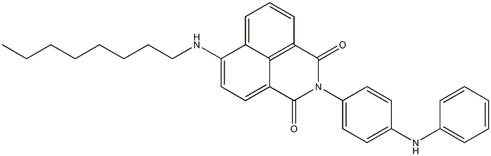 6-(Octylamino)-2-[4-(phenylamino)phenyl]-2H-benzo[de]isoquinoline-1,3-dione Structure