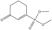 (3-オキソ-1-シクロヘキセニル)ホスホン酸ジメチル 化学構造式
