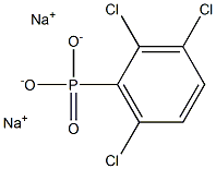 2,3,6-Trichlorophenylphosphonic acid disodium salt Structure