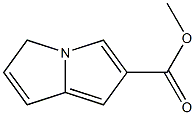 3H-Pyrrolizine-6-carboxylic acid methyl ester,,结构式
