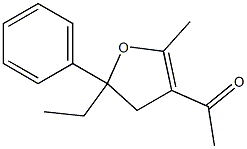  4,5-Dihydro-3-acetyl-2-methyl-5-phenyl-5-ethylfuran