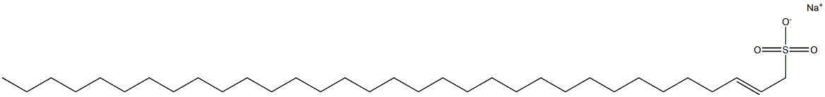 トリトリアコンタン-2-エン-1-スルホン酸ナトリウム 化学構造式