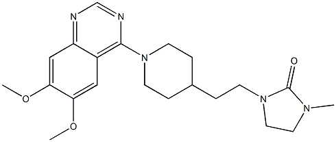 1-[2-[1-(6,7-Dimethoxyquinazolin-4-yl)piperidin-4-yl]ethyl]-3-methylimidazolidin-2-one