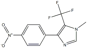1-Methyl-4-(4-nitrophenyl)-5-(trifluoromethyl)-1H-imidazole