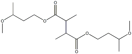 Butane-2,3-dicarboxylic acid bis(3-methoxybutyl) ester,,结构式