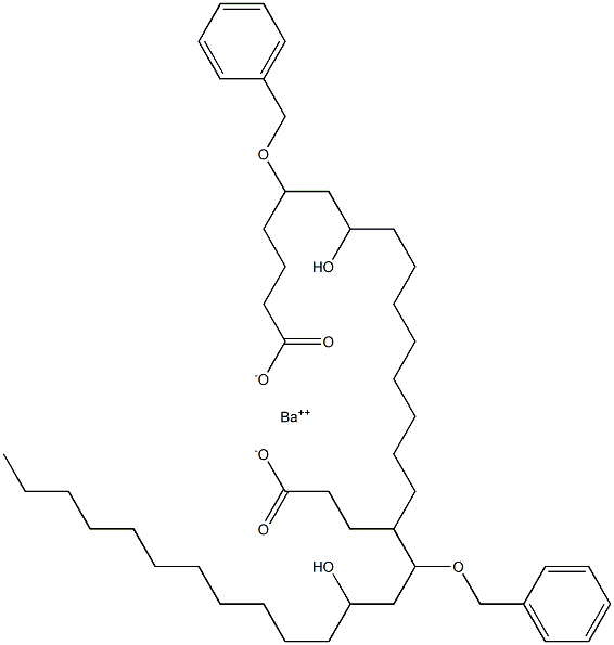  Bis(5-benzyloxy-7-hydroxystearic acid)barium salt