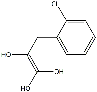 3-(2-Chlorophenyl)-1-propene-1,1,2-triol 结构式