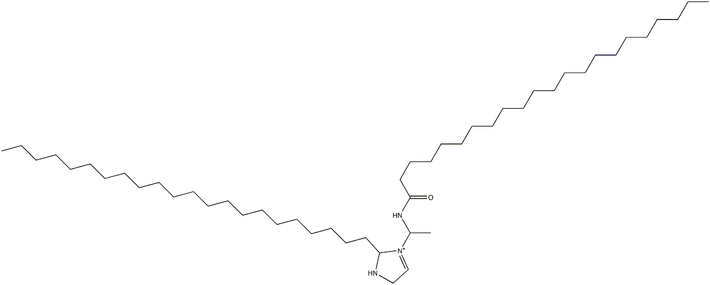 3-[1-(Docosanoylamino)ethyl]-2-docosyl-3-imidazoline-3-ium Structure