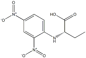 [S,(-)]-2-(2,4-Dinitroanilino)butyric acid Structure