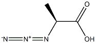 [S,(-)]-2-Azidopropanoic acid,,结构式