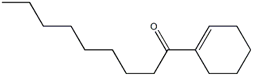 1-(1-Cyclohexenyl)-1-nonanone Struktur