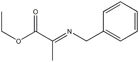 2-(Benzylimino)propionic acid ethyl ester,,结构式