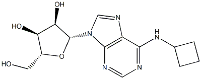 N-Cyclobutyladenosine Structure