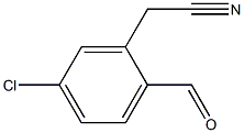 5-Chloro-2-formylbenzeneacetonitrile Structure