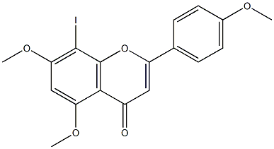 8-Iodo-4',5,7-trimethoxyflavone