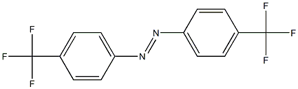 4,4'-ジ(トリフルオロメチル)アゾベンゼン 化学構造式