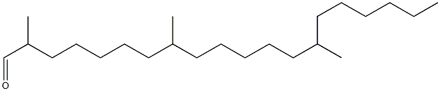 2,8,14-Trimethylicosanal 结构式