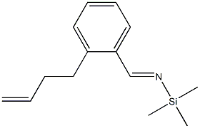 1-[[(Trimethylsilyl)imino]methyl]-2-(3-butenyl)benzene 结构式