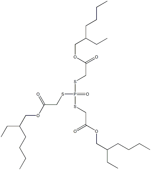 Trithiophosphoric acid S,S,S-tris(2-ethylhexyloxycarbonylmethyl) ester