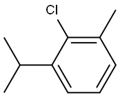 2-Chloro-3-methylcumene,,结构式