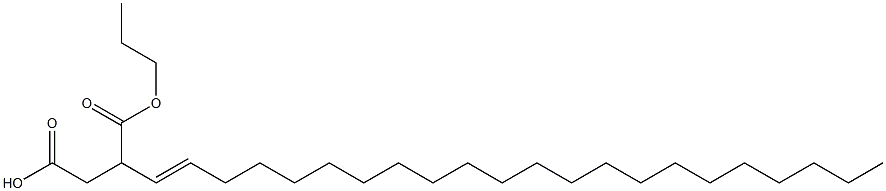 3-(1-Docosenyl)succinic acid 1-hydrogen 4-propyl ester,,结构式