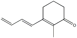 2-Methyl-3-(1,3-butadienyl)-2-cyclohexen-1-one Structure