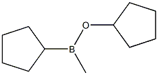 Methylcyclopentyl[cyclopentyloxy]borane