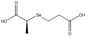 [S,(-)]-2,3'-Selenodipropionic acid Structure