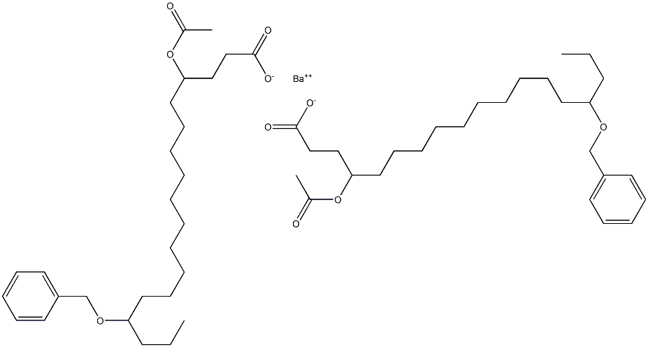 Bis(15-benzyloxy-4-acetyloxystearic acid)barium salt|