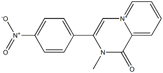 1,2-Dihydro-2-methyl-1-oxo-3-(4-nitrophenyl)pyrido[1,2-a]pyrazin-5-ium