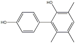 3,5,6-Trimethyl-1,1'-biphenyl-2,4'-diol 结构式