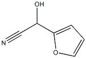 2-フリルヒドロキシアセトニトリル 化学構造式