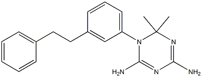  1-[3-(2-Phenylethyl)phenyl]-2,2-dimethyl-4,6-diamino-1,2-dihydro-1,3,5-triazine