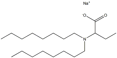 2-(Dioctylamino)butyric acid sodium salt|