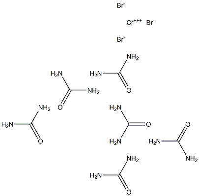 Hexakis(urea)chromium(III) bromide Struktur