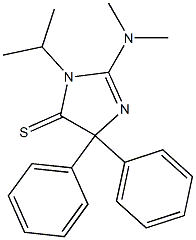  1-Isopropyl-2-dimethylamino-4,4-diphenyl-2-imidazoline-5-thione