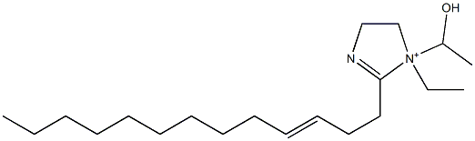 1-Ethyl-1-(1-hydroxyethyl)-2-(3-tridecenyl)-2-imidazoline-1-ium|