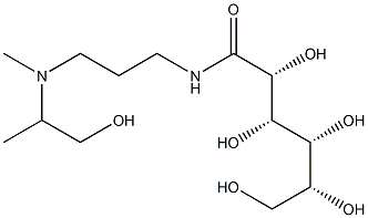 N-[3-[Dimethyl(2-hydroxyethyl)aminio]propyl]-D-gluconamide,,结构式