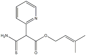 2-[[(3-Methyl-2-buten-1-yl)oxy]carbonyl]-2-(2-pyridyl)thioacetamide