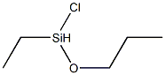 Chloro(propoxy)ethylsilane Structure