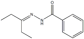 N'-(1-Ethylpropylidene)benzohydrazide Struktur