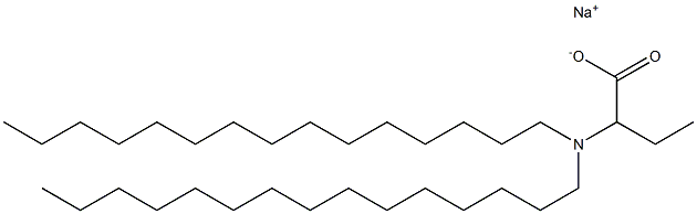 2-(Dipentadecylamino)butyric acid sodium salt|