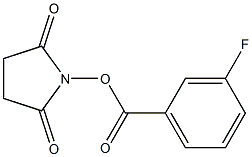 3-Fluorobenzoic acid succinimidyl ester 结构式