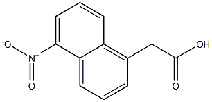 5-Nitro-1-naphthaleneacetic acid 结构式