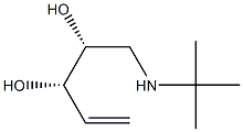 (2R,3S)-1-(tert-Butylamino)-4-pentene-2,3-diol Structure