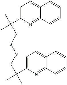 Bis[2-(quinolin-2-yl)-2-methylpropyl] persulfide|